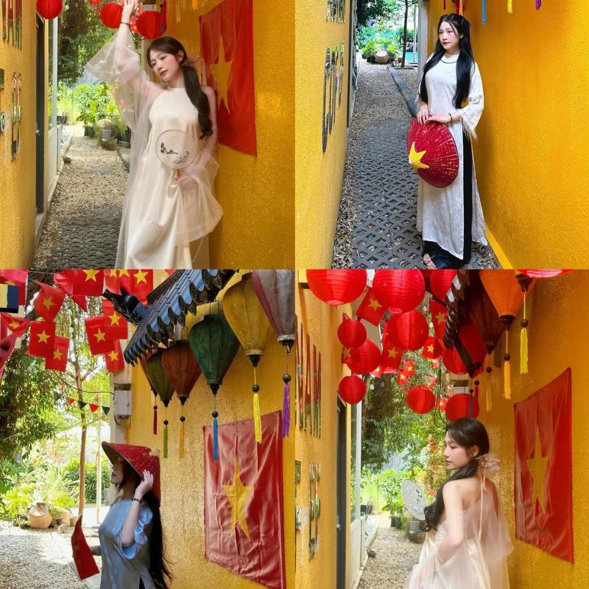 ASNAM Coffee là quán cà phê gây ấn tượng với cách trang trí Tết được đầu tư chỉn chu và giàu tính thẩm mỹ.