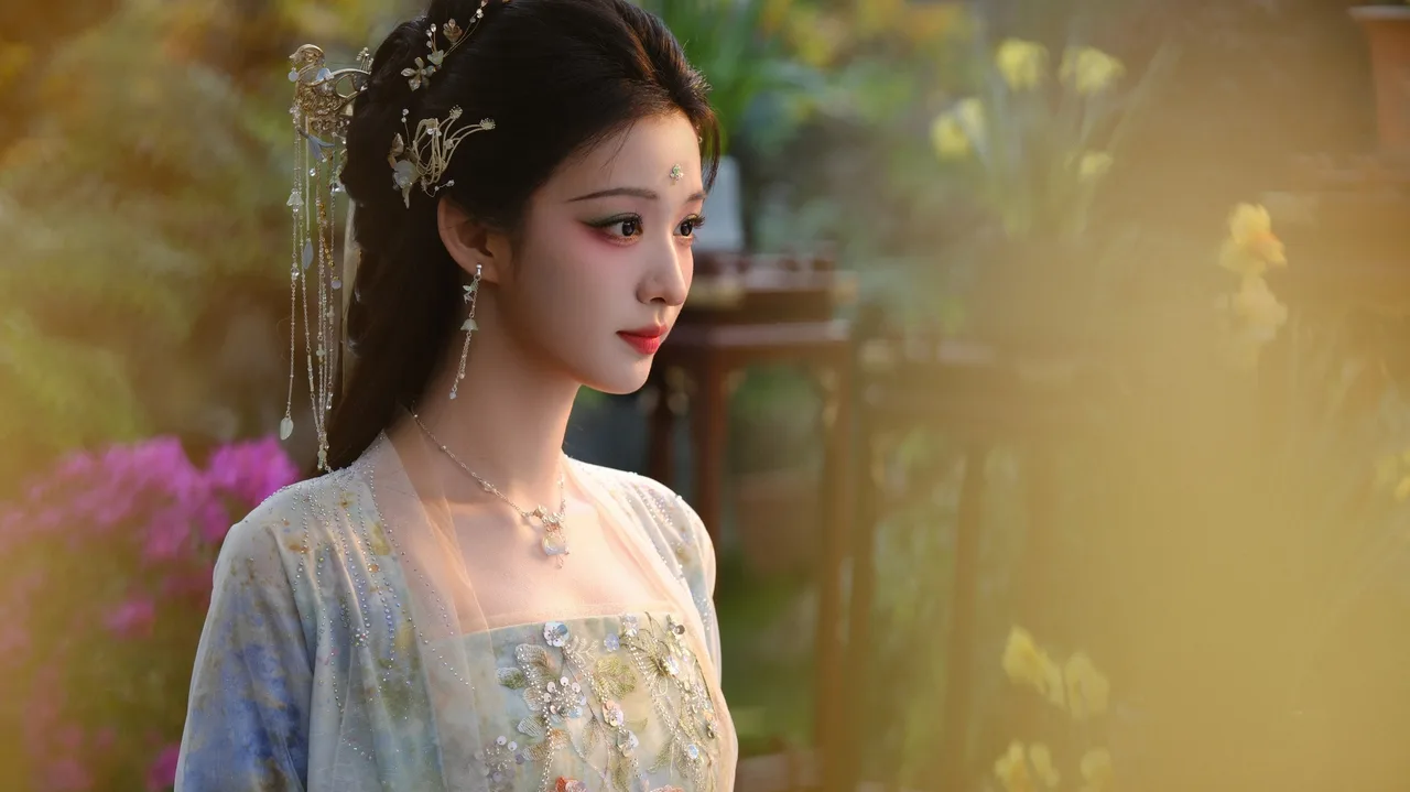 tạo hình nhân vật Dữu Vãn Âm của nữ diễn viên Vương Sở Nhiên trong phim Còn ra thể thống gì nữa