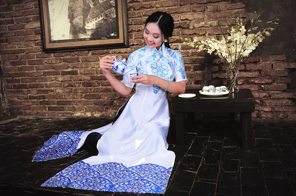 lookbook áo dài Việt