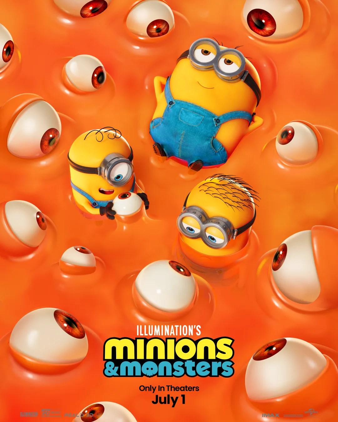 poster minions & monsters 2026