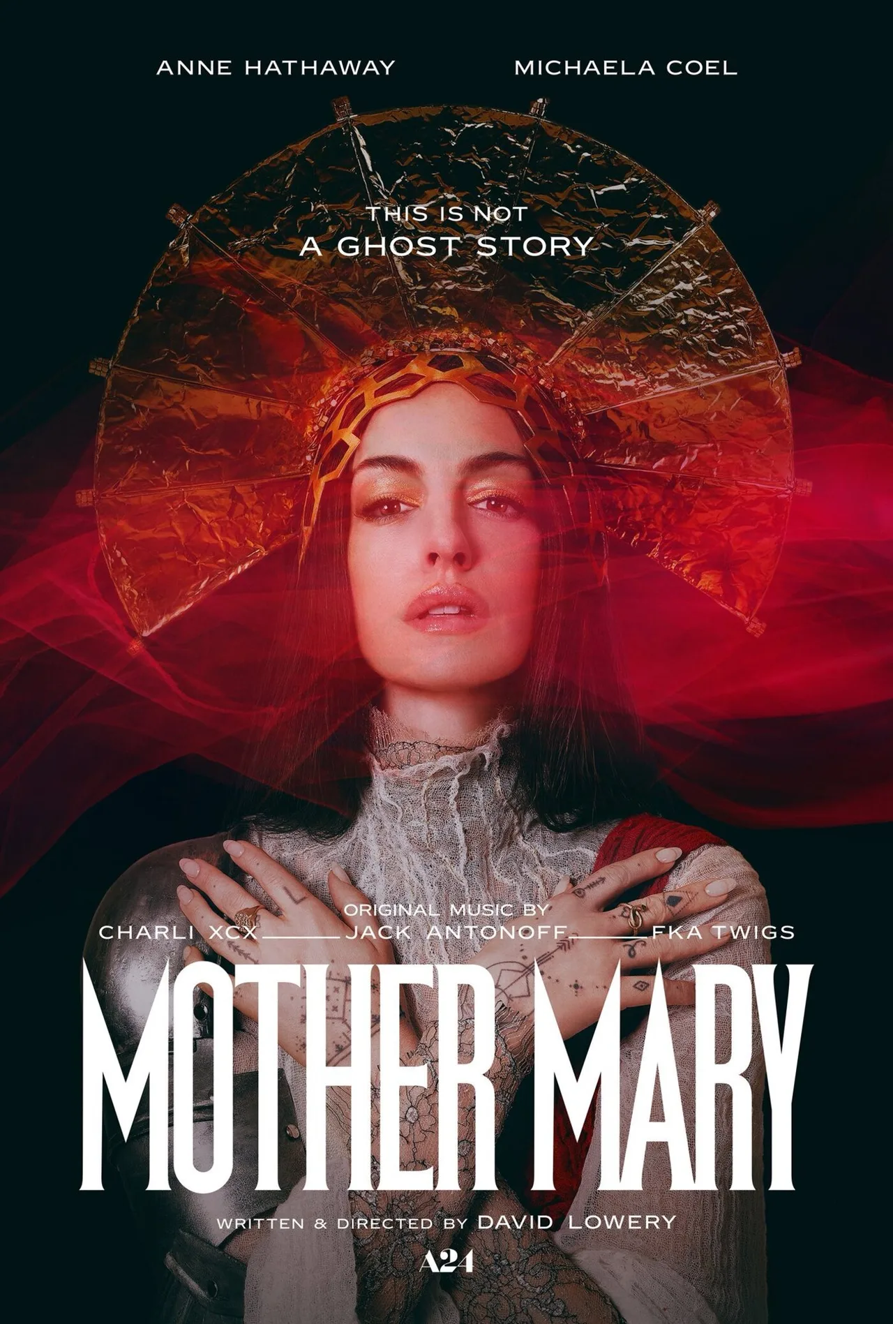 Poster chính thức của phim Mother Mary với sự tham gia của Anne Hathaway