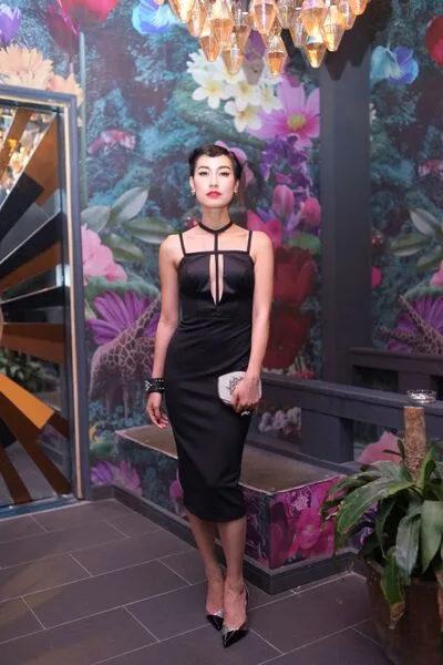Kathy Uyên và bạn trong sự kiện khai trương Nhà hàng / Bar Saigon Lookout