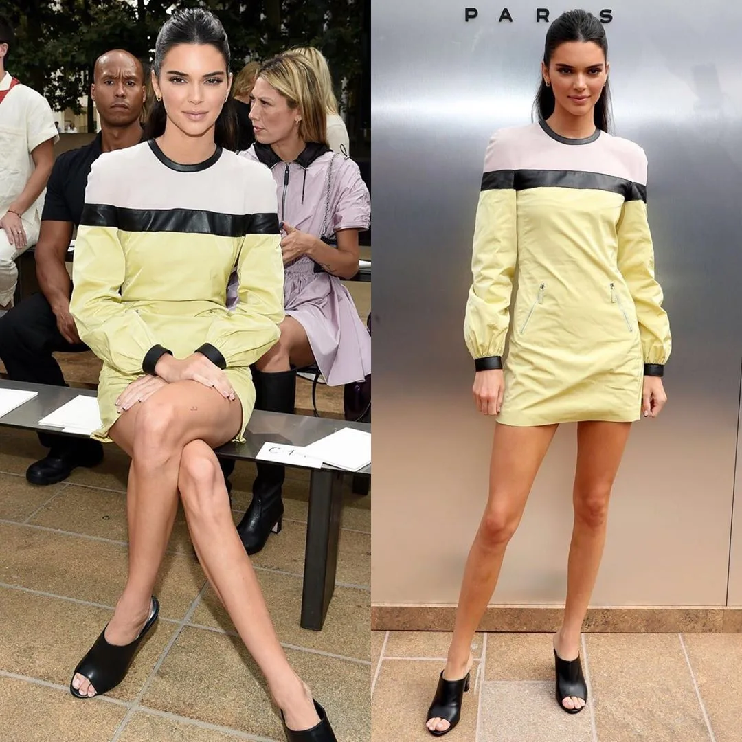 Kendall Jenner tại hàng ghế đầu show Longchamp NYFW ss20