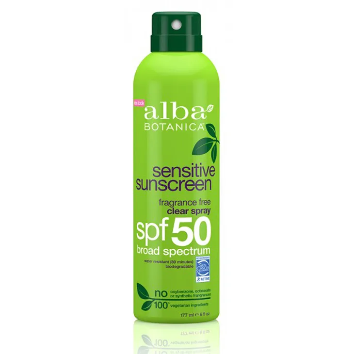 Alba Botanica Spray Sunscreen Sensitive SPF 50 xịt chống nắng Alba Botanica Spray Sunscreen Sensitive SPF 50