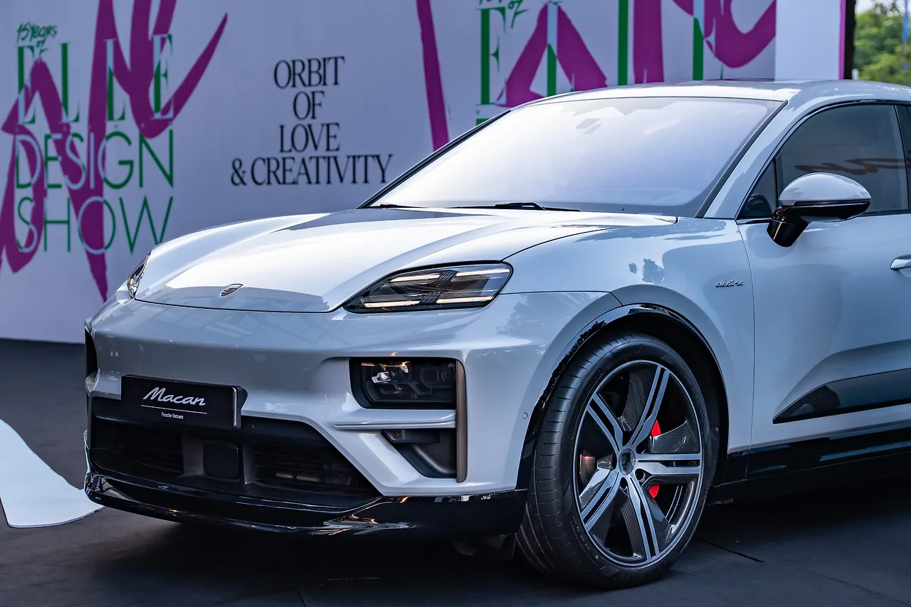 Porsche Macan thuần điện tại ELLE Design Show 2025