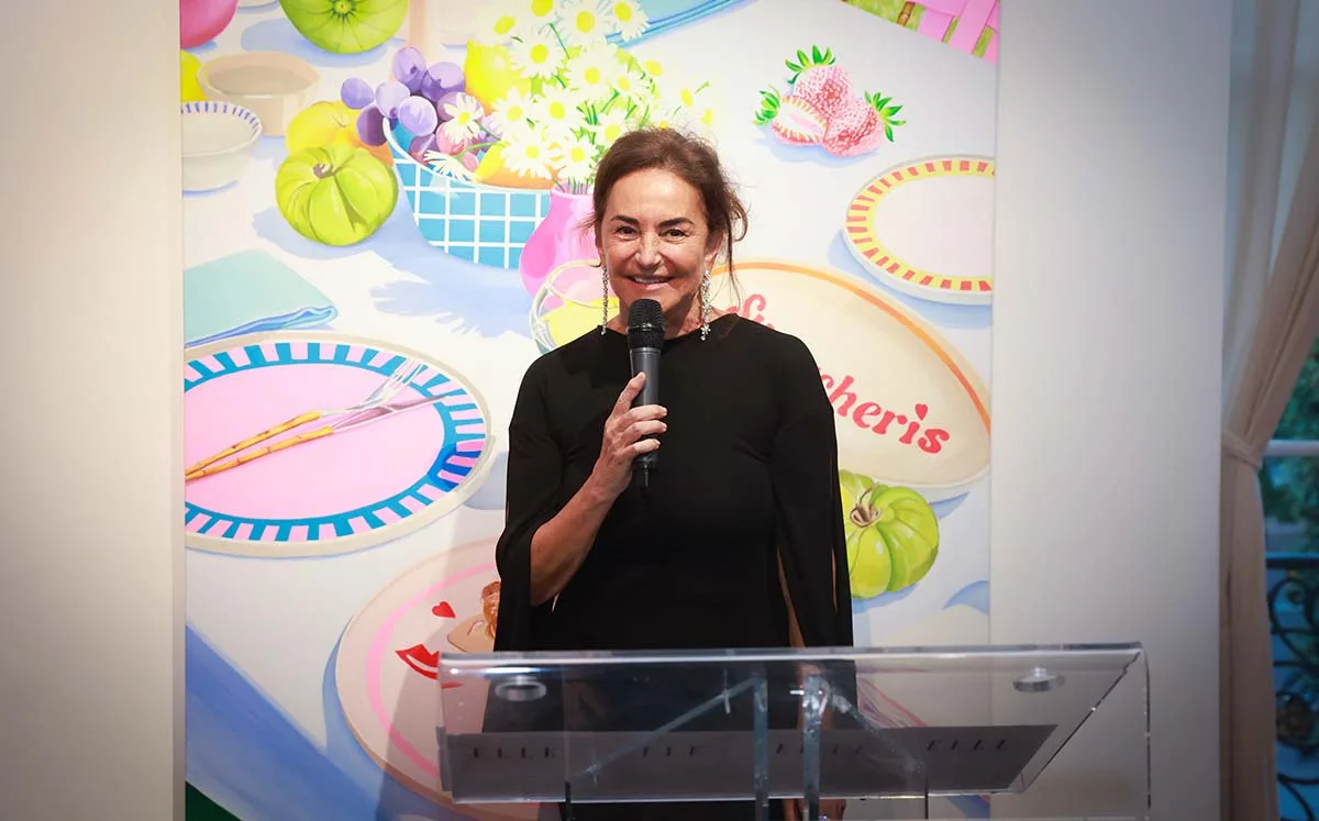 Bà Constance Benque - CEO ELLE International tại sự kiện ELLE Toàn cầu 80 năm