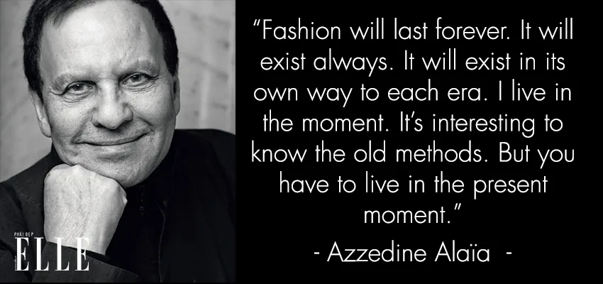 Nhà thiết kế đại tài Azzedine Alaïa qua đời Nhà thiết kế đại tài Azzedine Alaïa qua đời