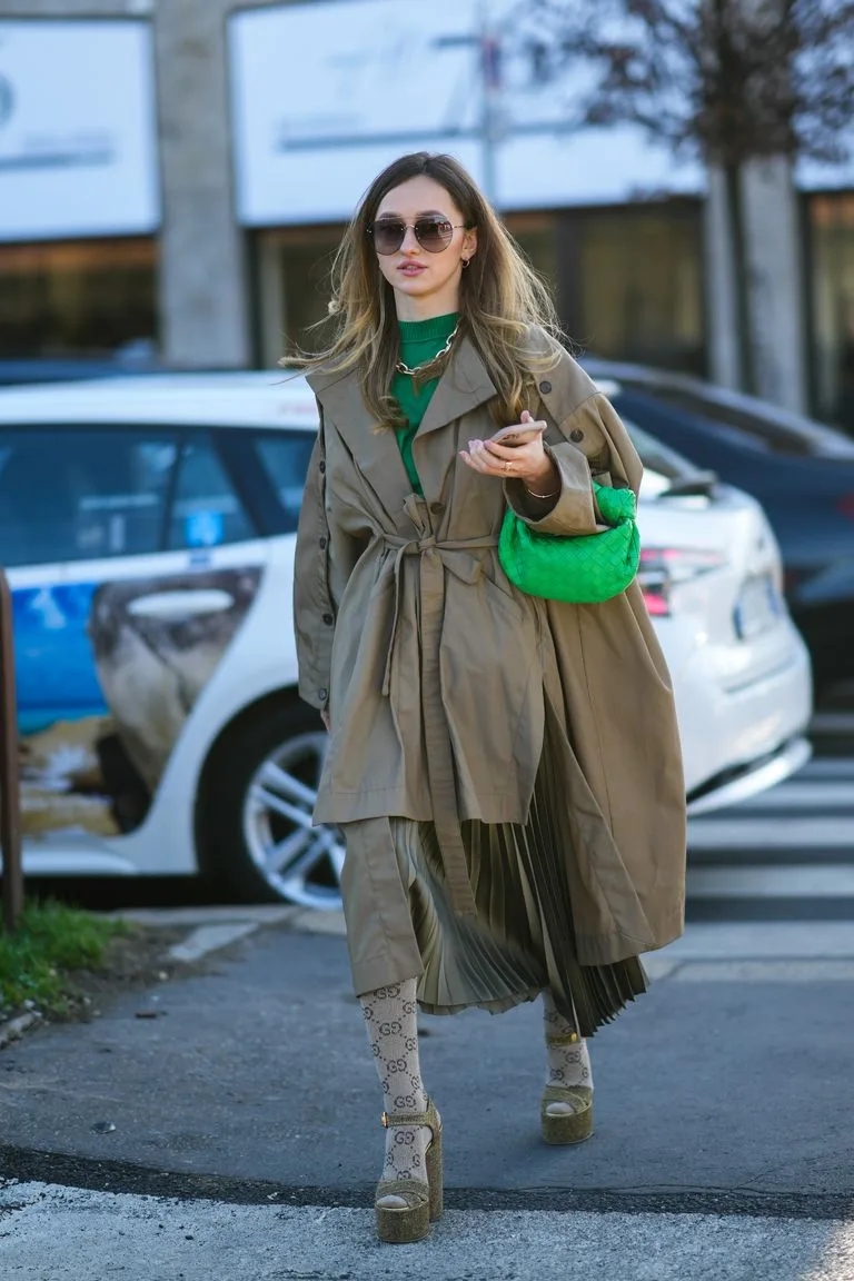 túi Bottega Jodie tại PFW 2022
