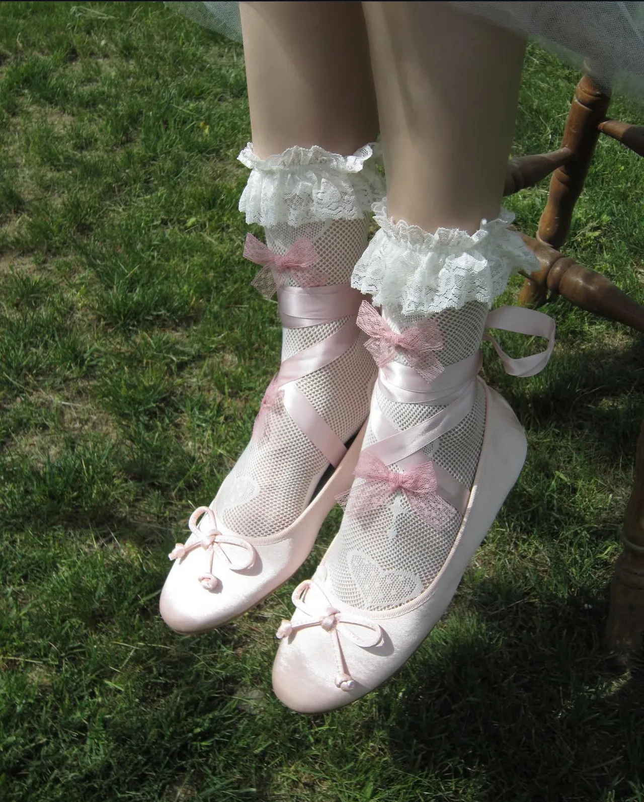 Giày bệt ballet hồng