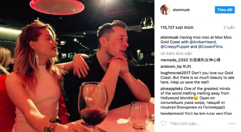 điều thú vị trên Instagram của Elon Musk