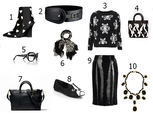 1. burberry - 2.hermès - 3.topshop - 5.dior - 6. jimmy choo - 7.coach - 9.burberry - 10. salvatore ferragamo
