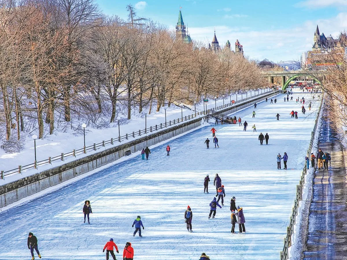 du lịch mùa đông ottawa canada