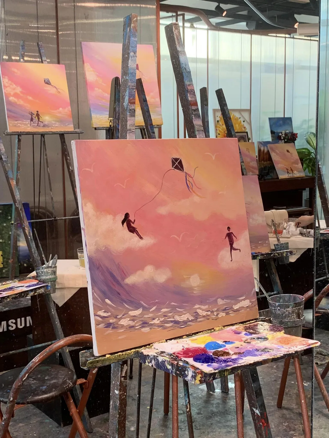 Workshop vẽ tranh tại Tipsy Art