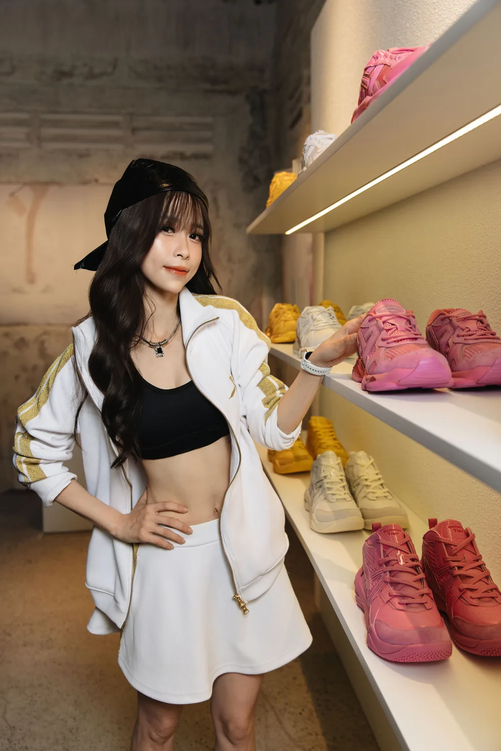 Châu tuyết vân tại sự kiện onitsuka tiger
