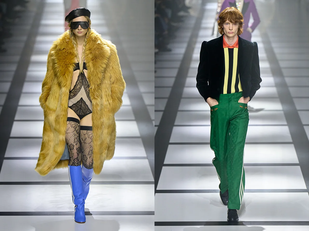 gucci adidas thu đông 2022 look 02 04