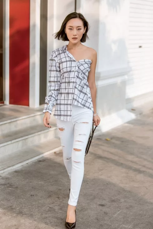 Cách phối đồ: Lãng mạn với áo sơmi - ELLE.VN