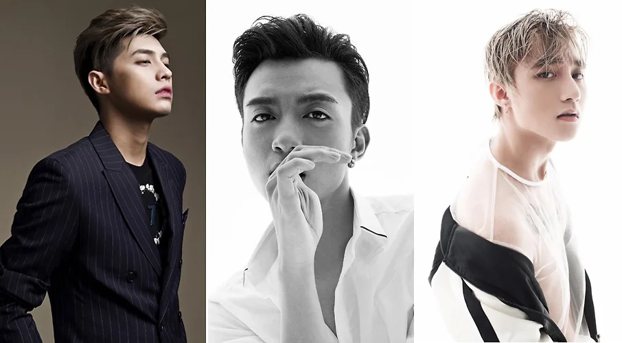 top 3 nam ca si ESA - elle vietnam