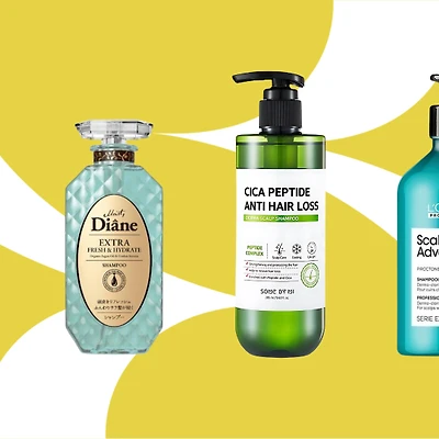 dầu gội trị nấm da đầu từ The Body Shop, Moist Diane,Some by Mi và L'Oreal Professionale