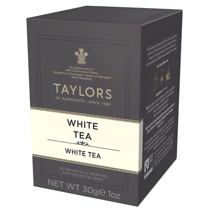 Taylors of Harrogate White Tea. Taylors of Harrogate White Tea.