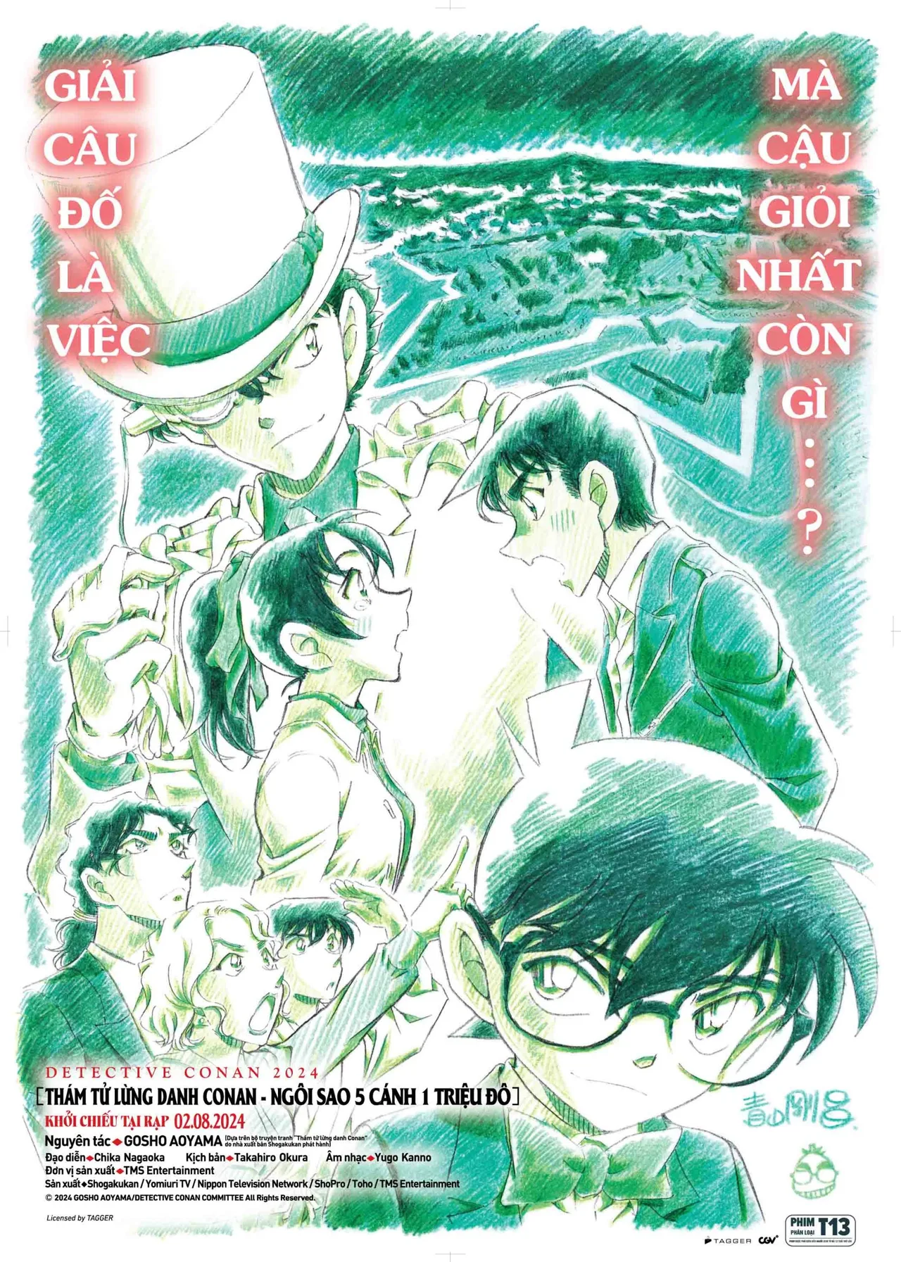 teaser poster phim điện ảnh conan movie 27