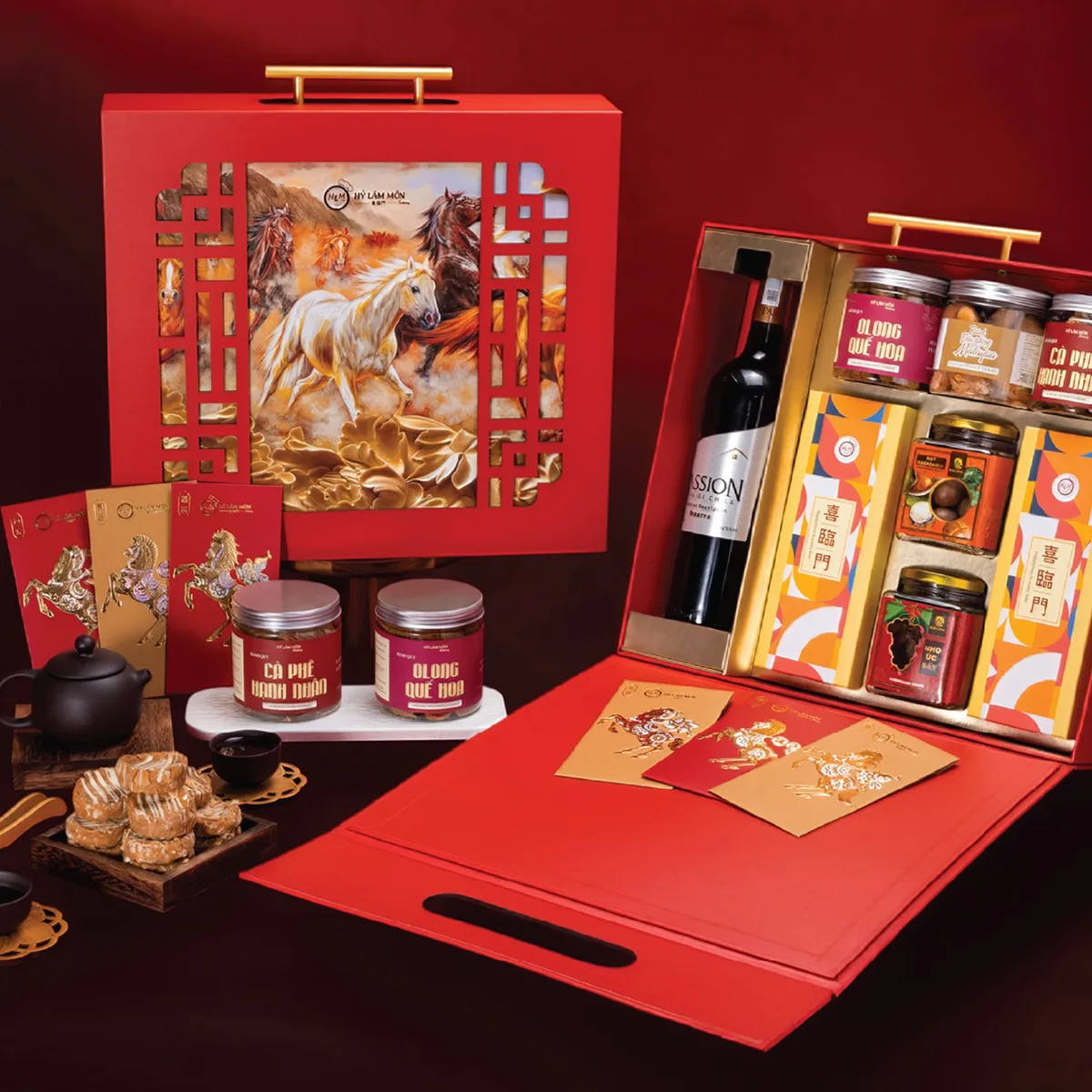 set quà tết hỷ lâm môn bakery