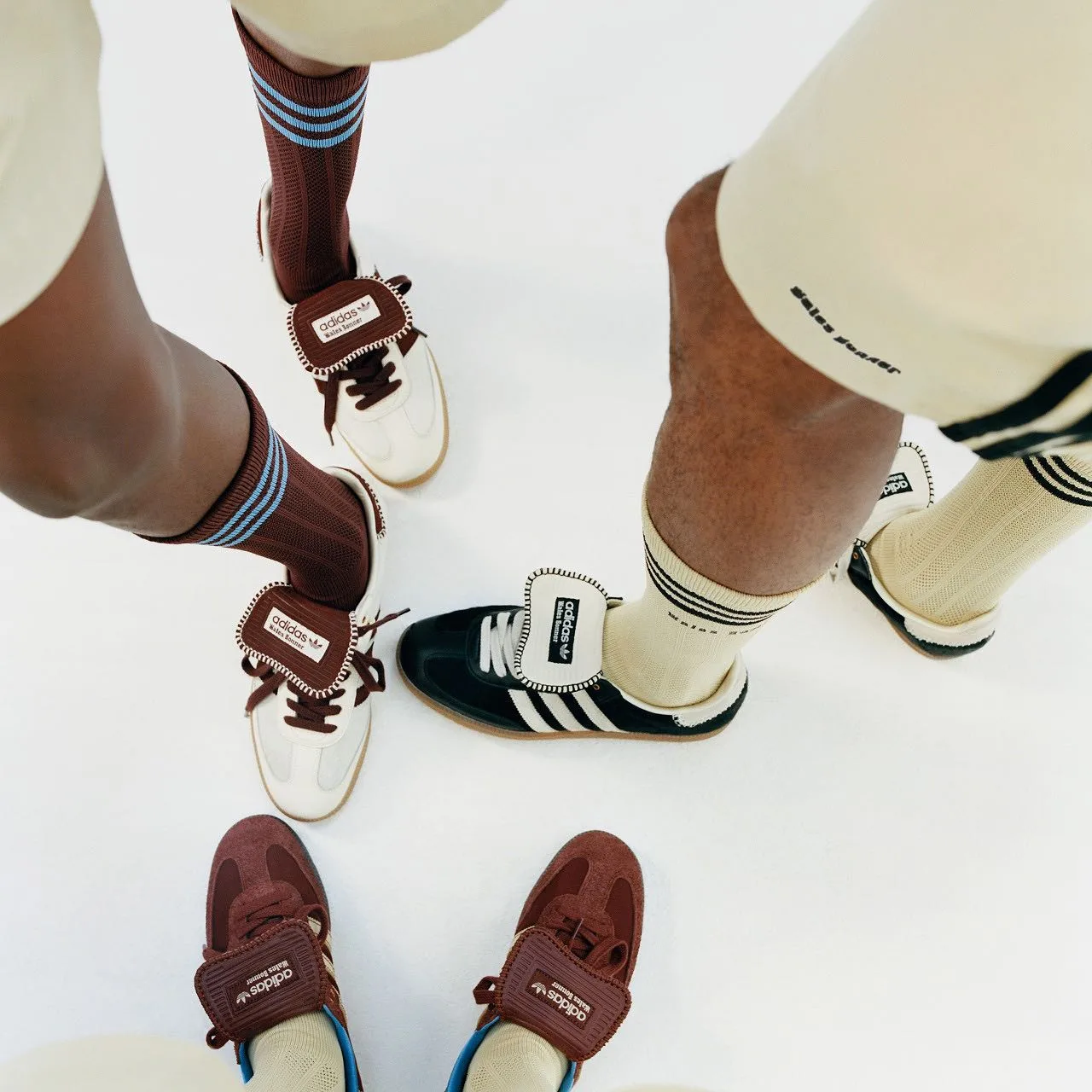 Adidas x Wales Bonner giày lưỡi