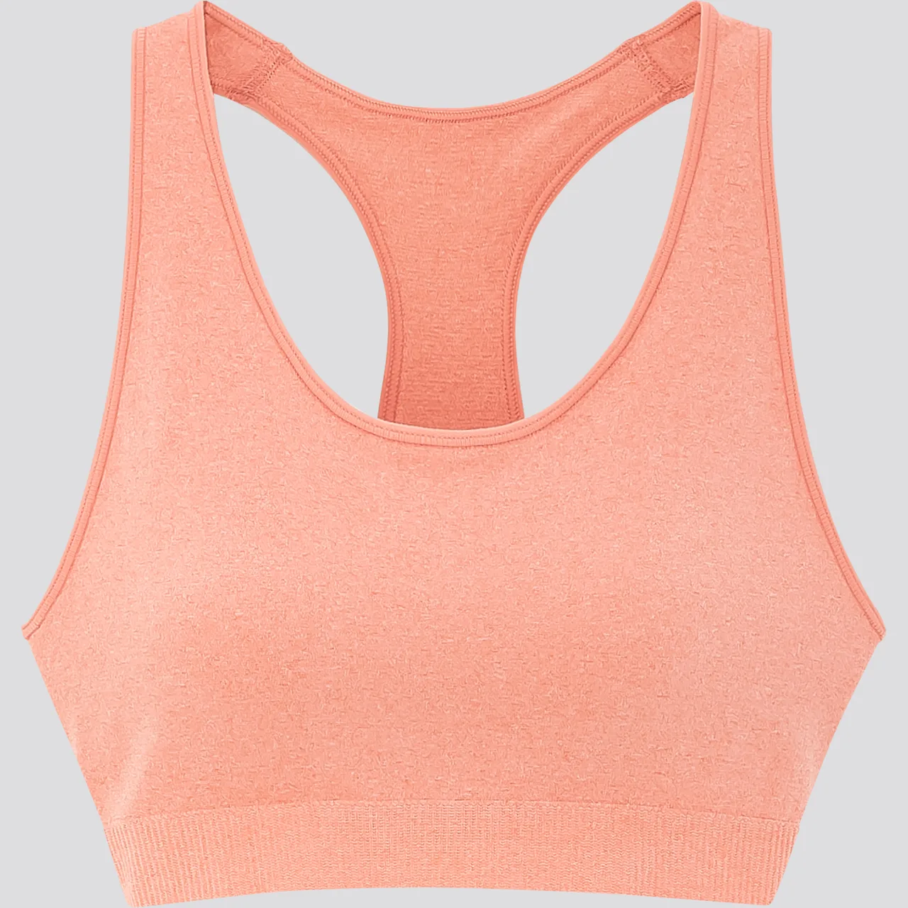 áo ngực không gọng active seamless uniqlo màu hồng san hô