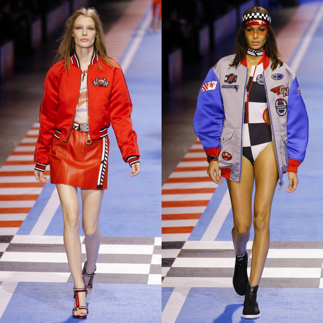 Thương hiệu Tommy Hilfiger biến sàn diễn thời trang thành đường đua công thức 1 Thương hiệu Tommy Hilfiger biến sàn diễn thời trang thành đường đua công thức 1