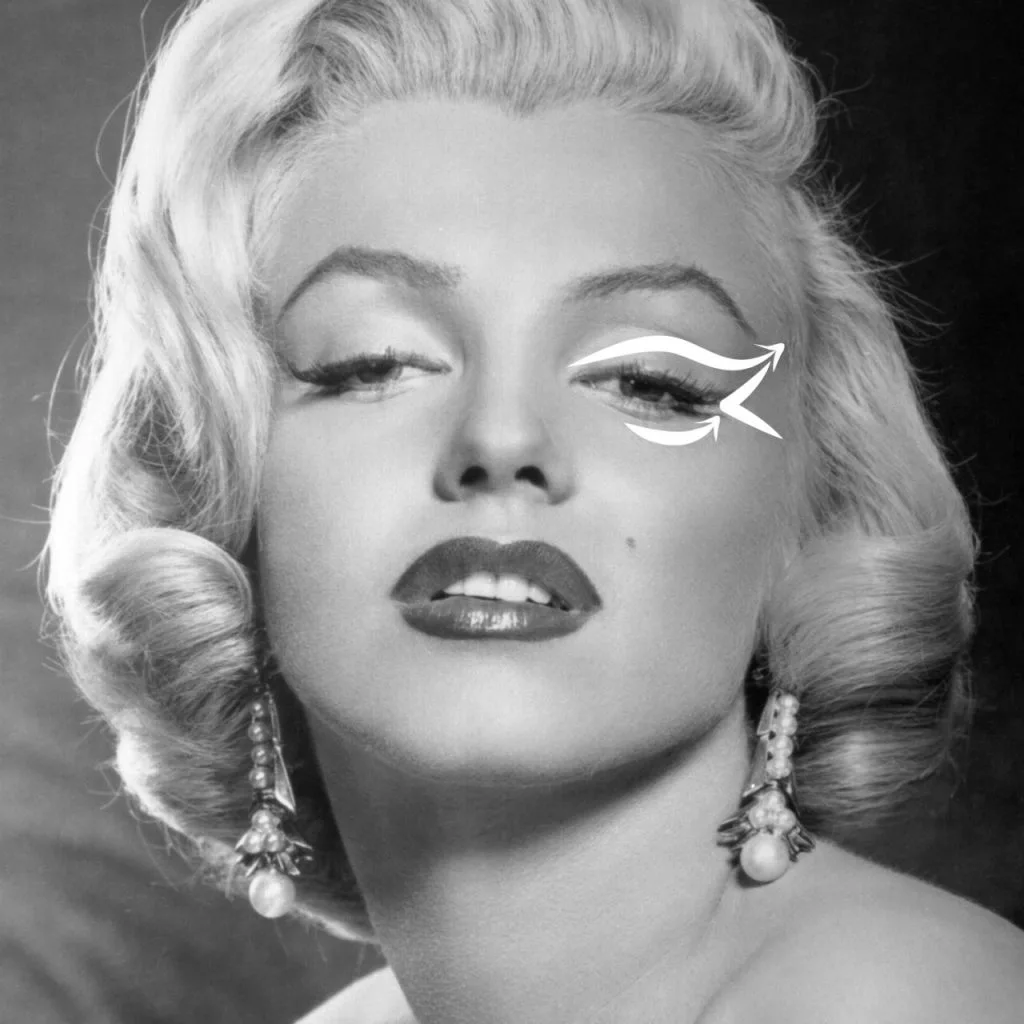 marilyn monroe eyeliner marilyn monroe eyeliner