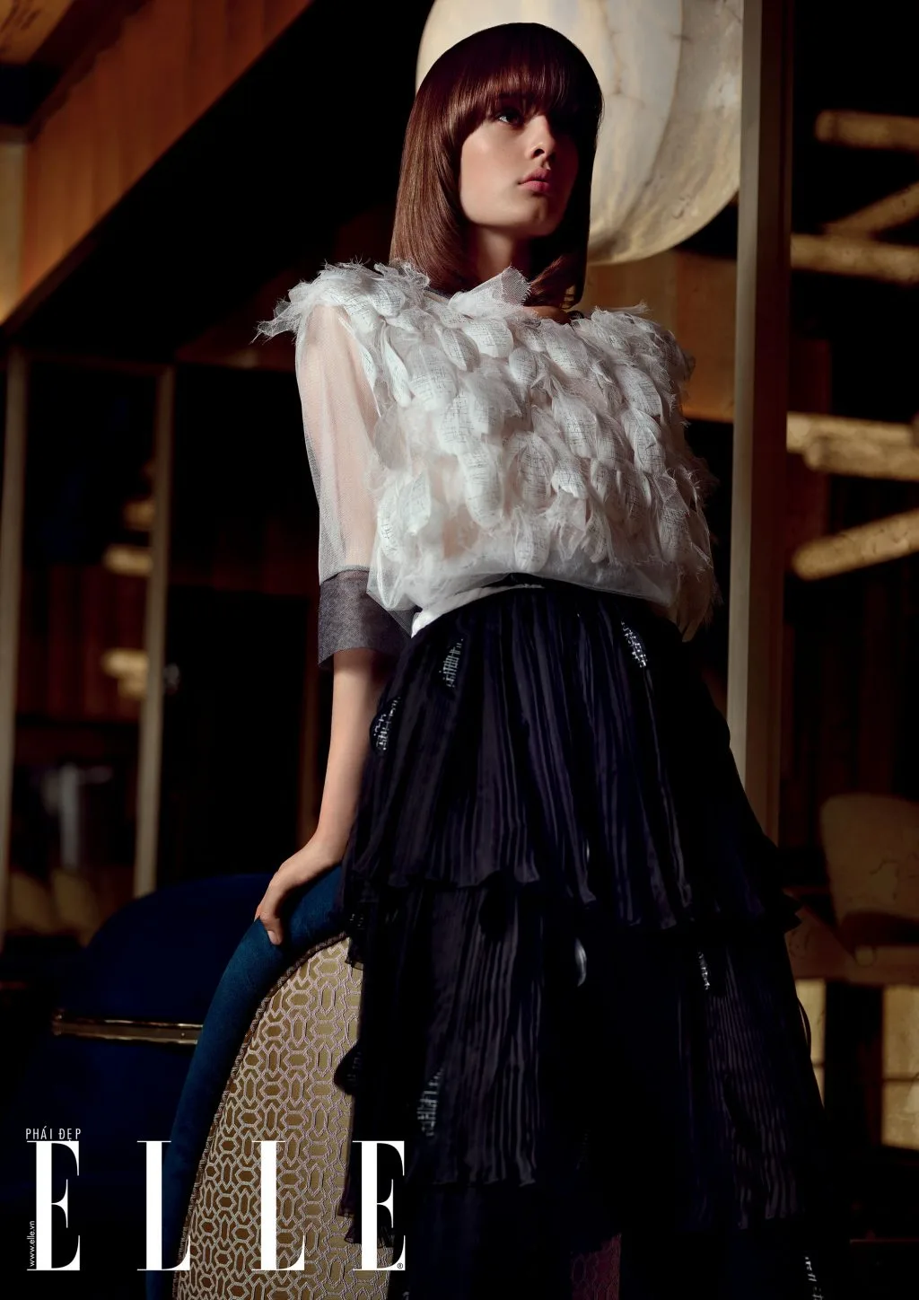 bộ ảnh 3 bộ ảnh thời trang haute couture chanel