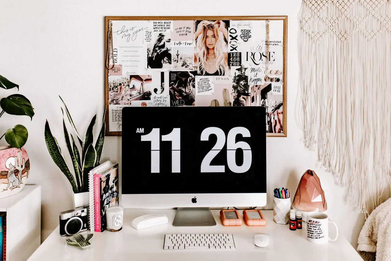 bảng vision board thu hút điều tích cực