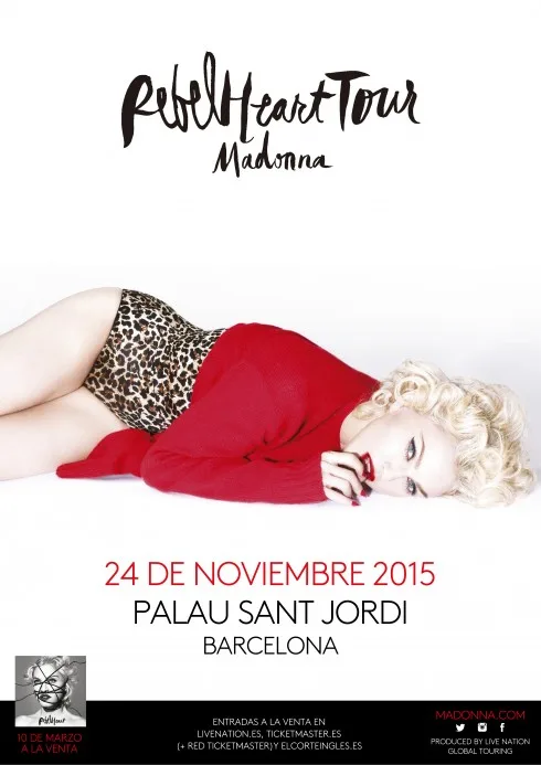 Madonna @ Rebel Heart Tour Rebel Heart Tour