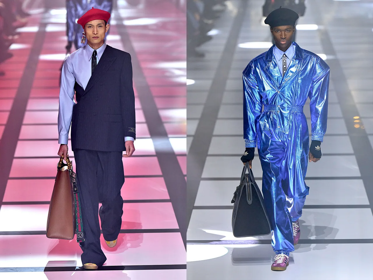gucci adidas thu đông 2022 look 20 21