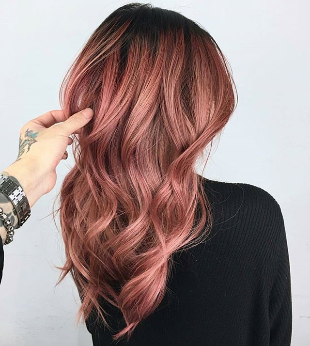 màu tóc hồng đẹp 2018 màu tóc đẹp cho nữ trẻ trung