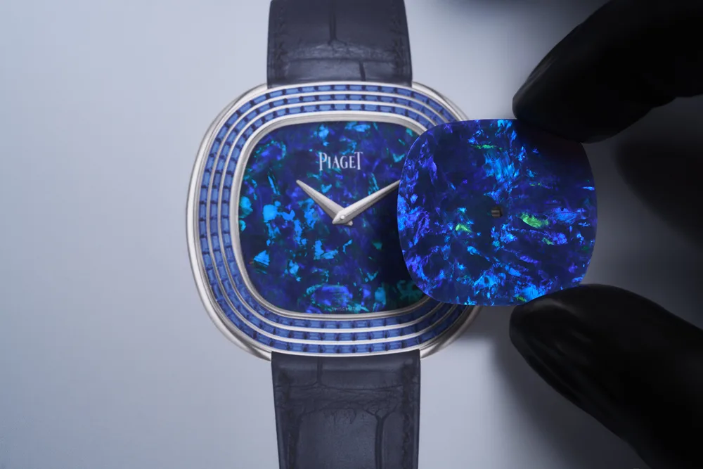 Piaget Andy Warhol phiên bản đá opal xanh lam và xanh lục