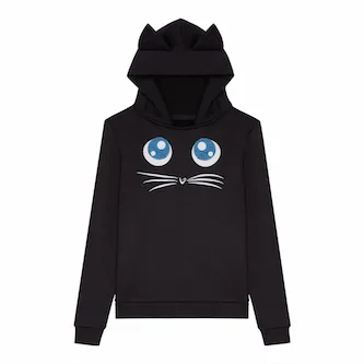 KARL AROUND THE WORLD via STYLEBOP.com_Choupette Big Eyes Hoodie_