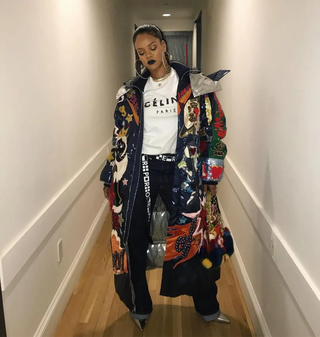 elle việt nam áo khoác oversize rihanna 9