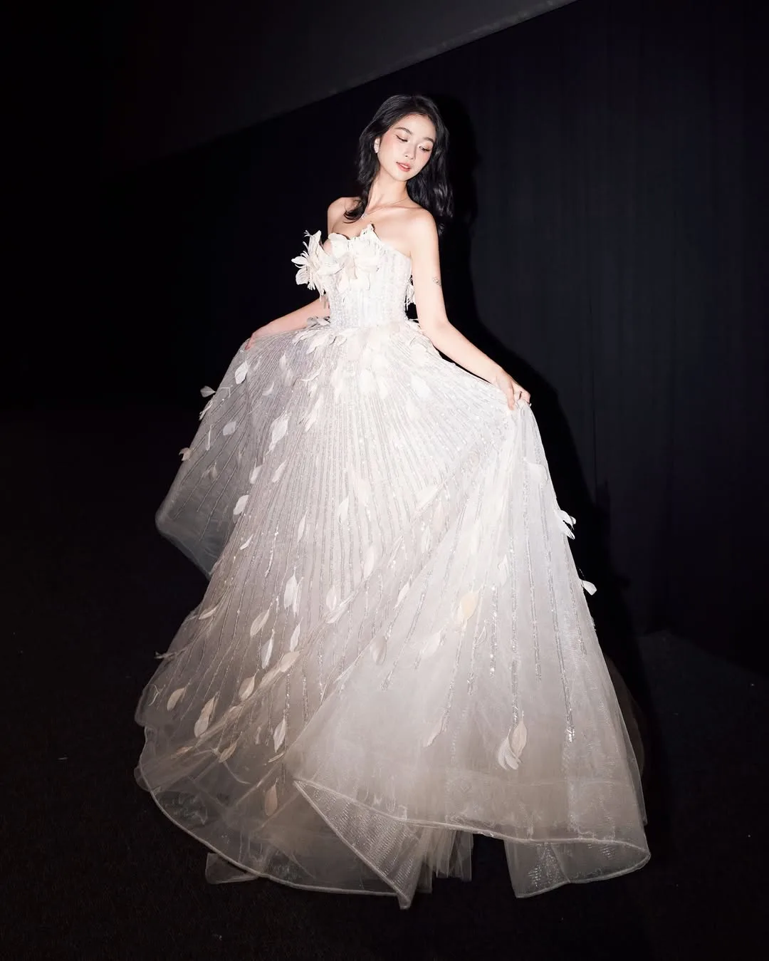 đầm dạ hội đi prom