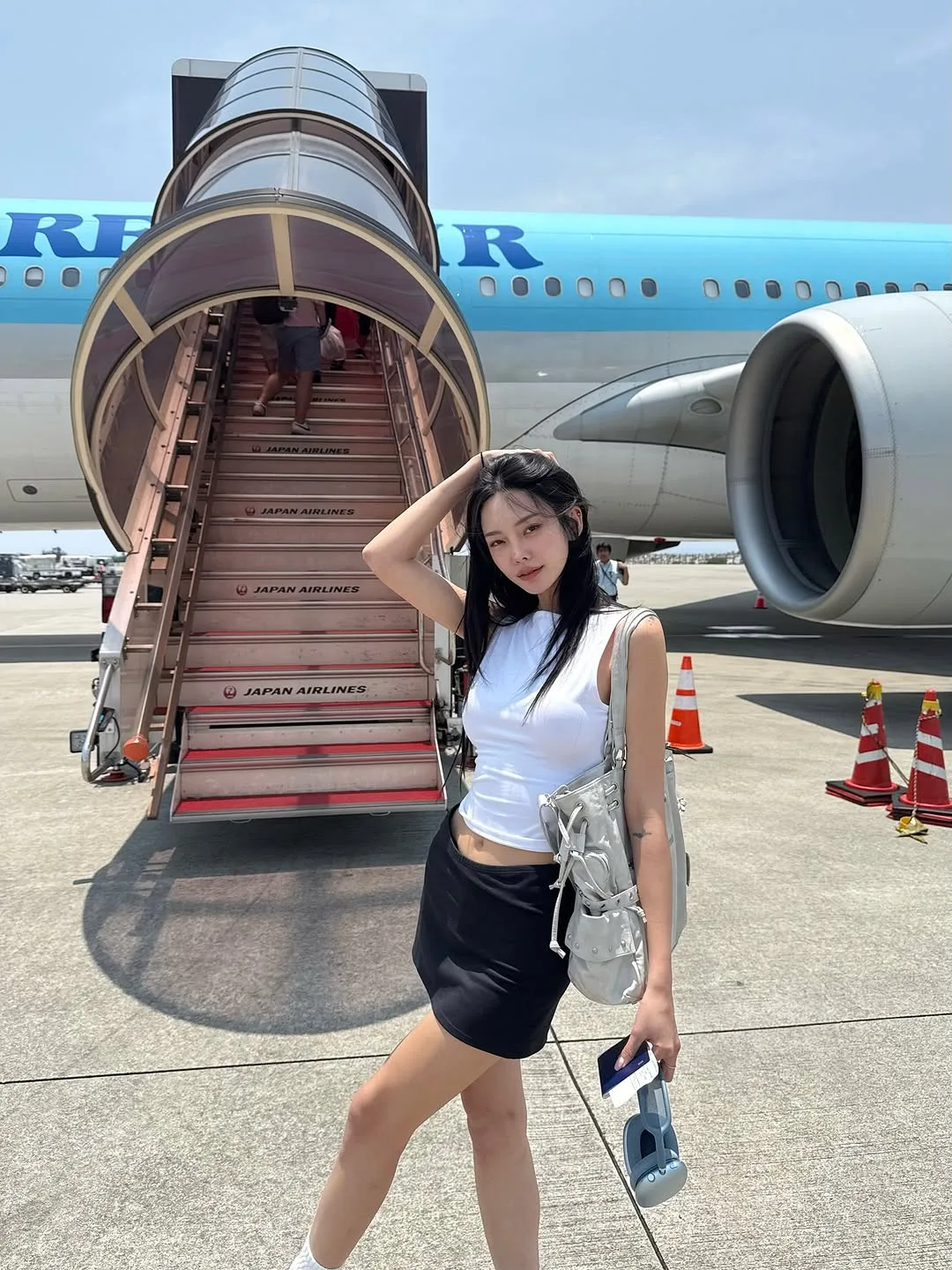 bemyoung tank top phối mini skirt