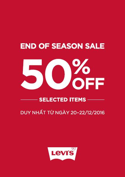 Levi's End of Season Sale