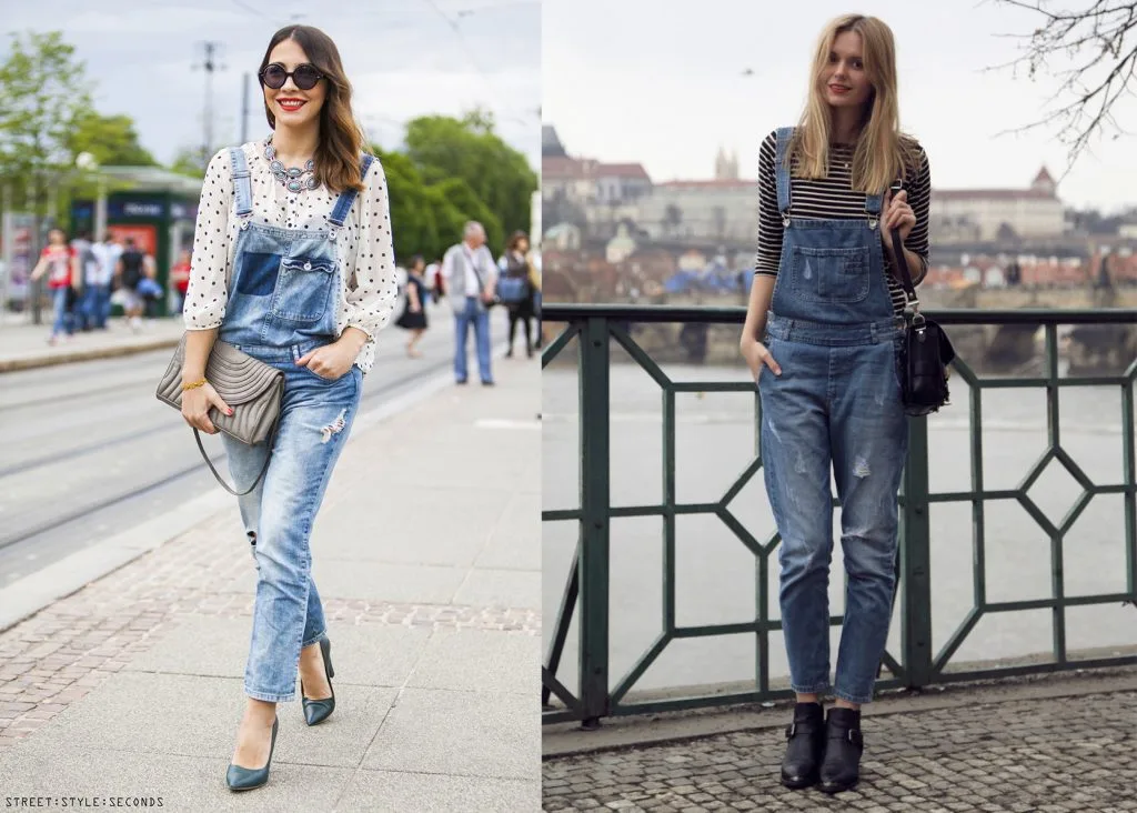Chào Hè với phong cách thời trang quần yếm jean