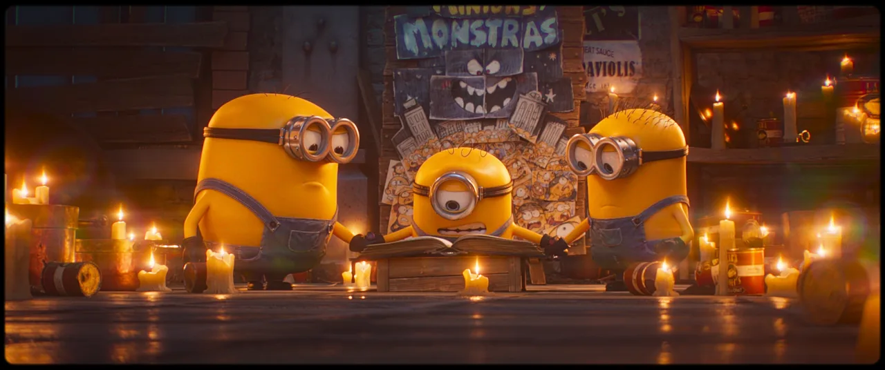 Phim hoạt hình Minions & Quái vật với Ed, James và Henry nuôi mộng làm đạo diễn phim.