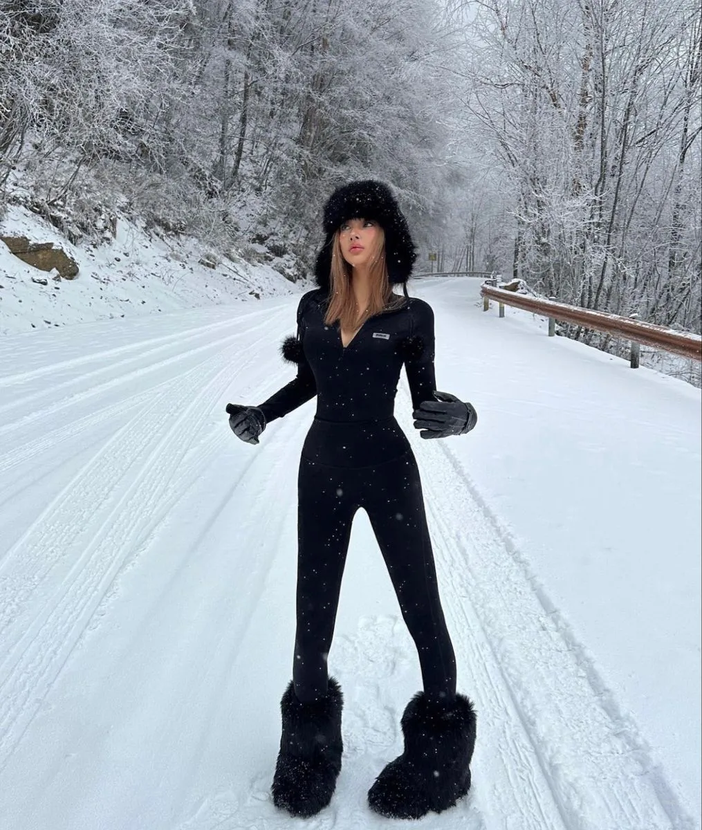 quần legging trượt tuyết mùa đông