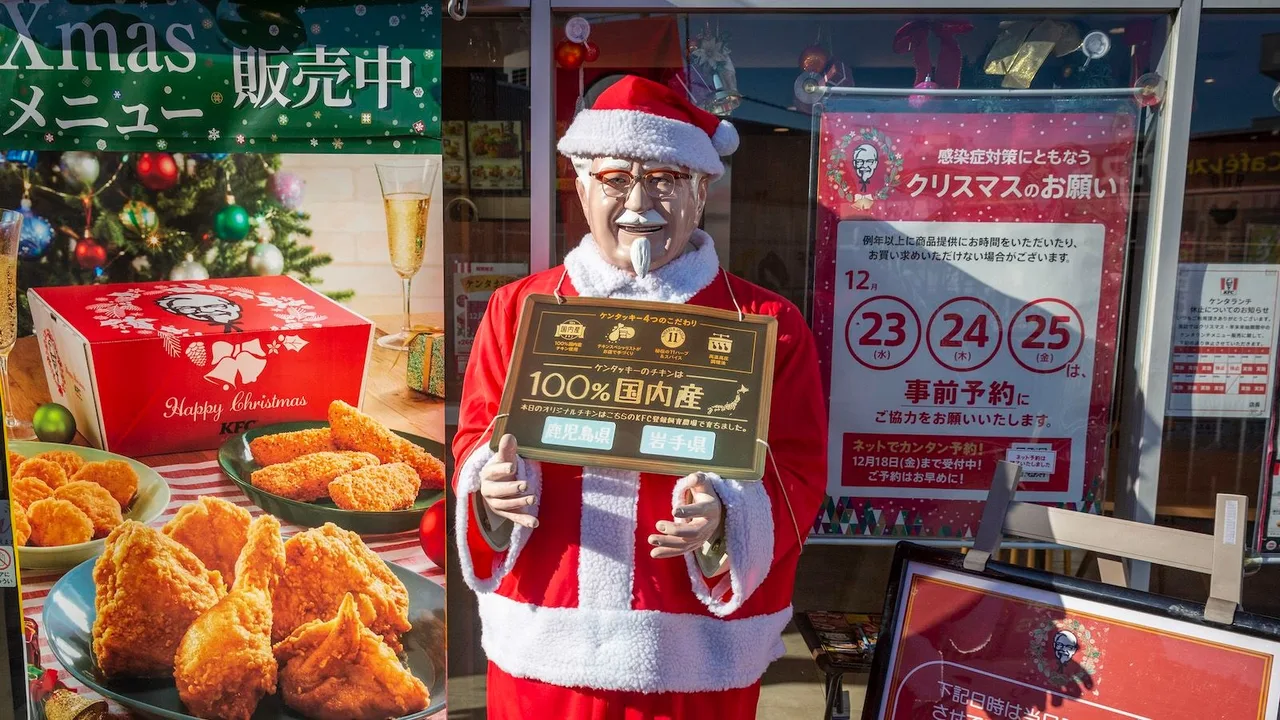 Văn hóa ăn KFC tại Nhật Bản trong lễ Giáng sinh