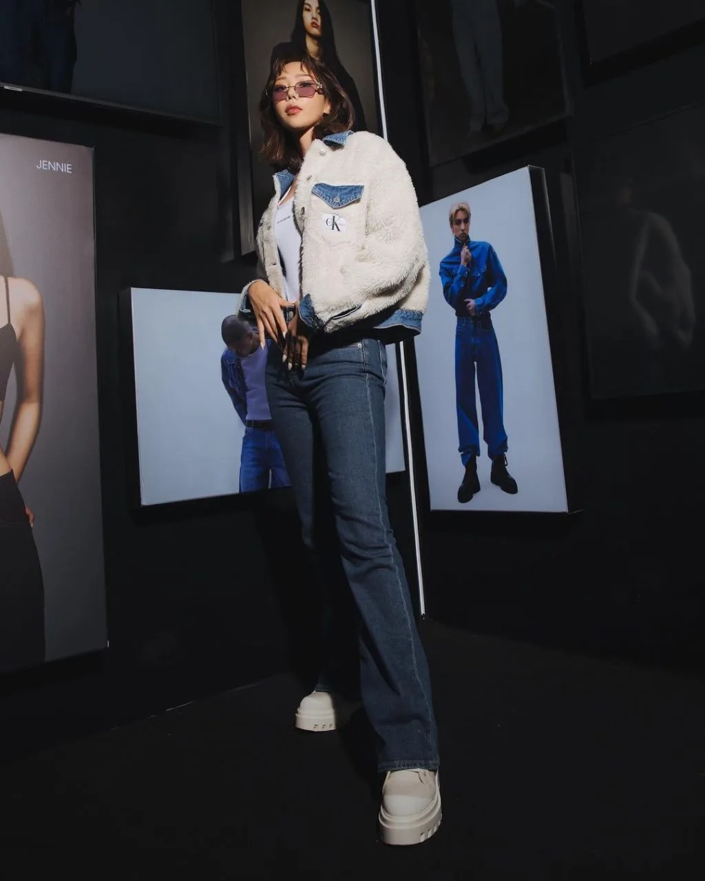 Ca sĩ MIN tại sự kiện denim của CK