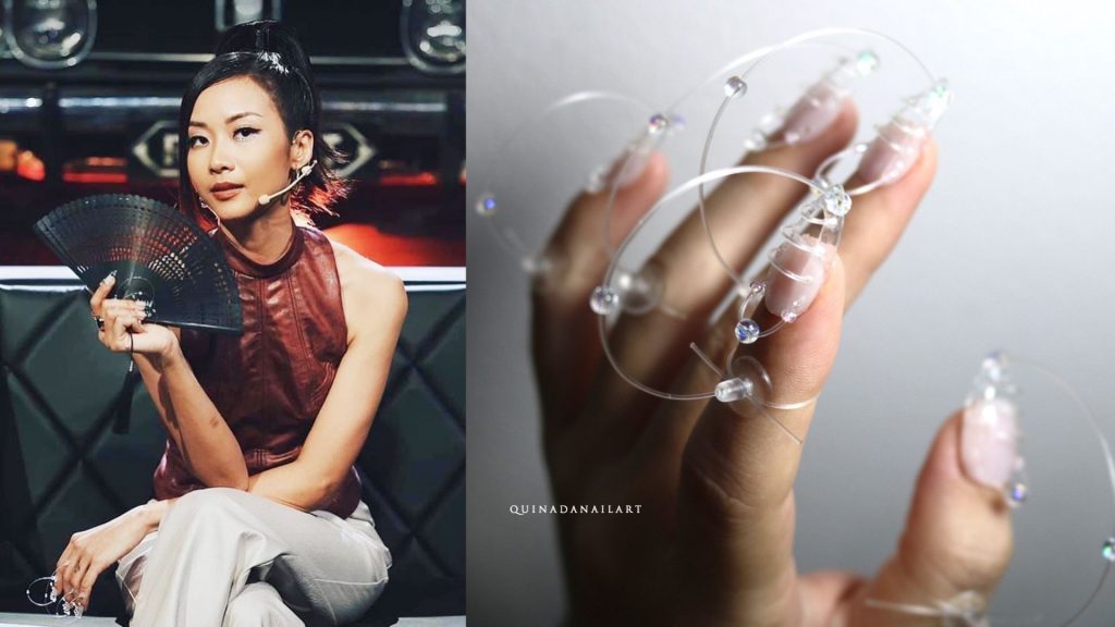 móng tay dây điện của Suboi móng tay dây điện của Suboi