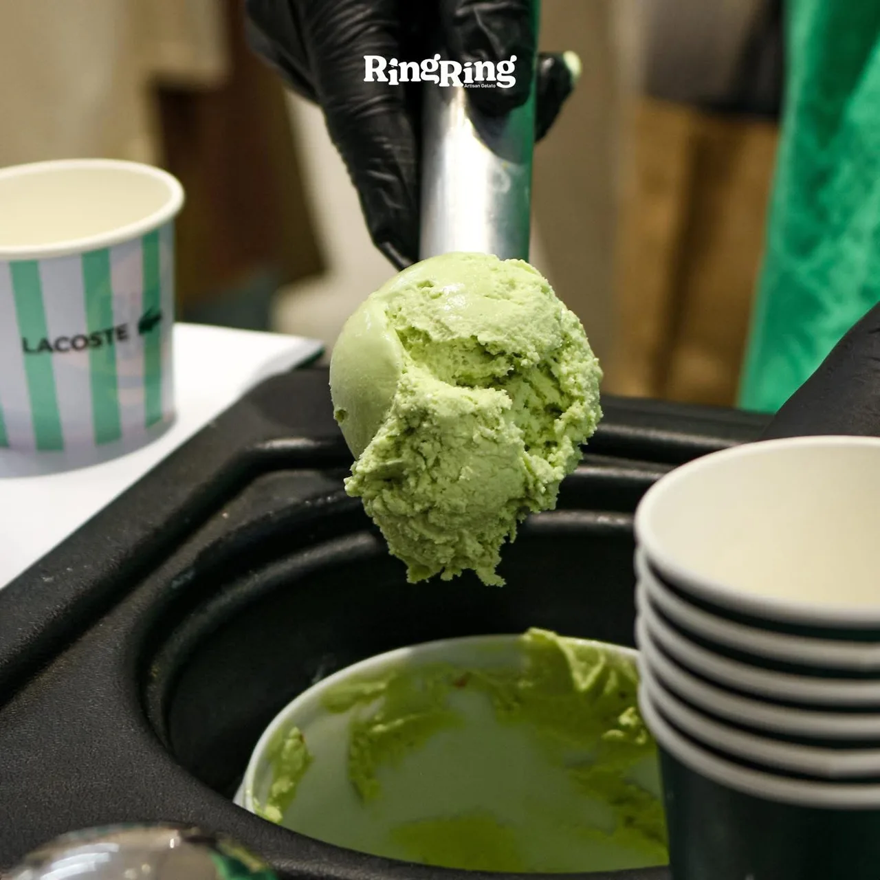 Tiệm Ringring Artisan Gelato tại Sài Gòn.