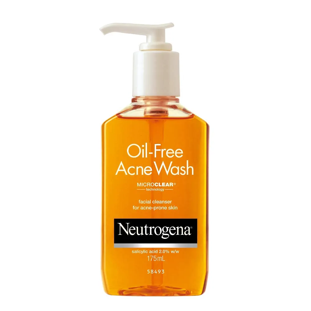 Neutrogena Oil Free Acne Wash. da dầu - oil free