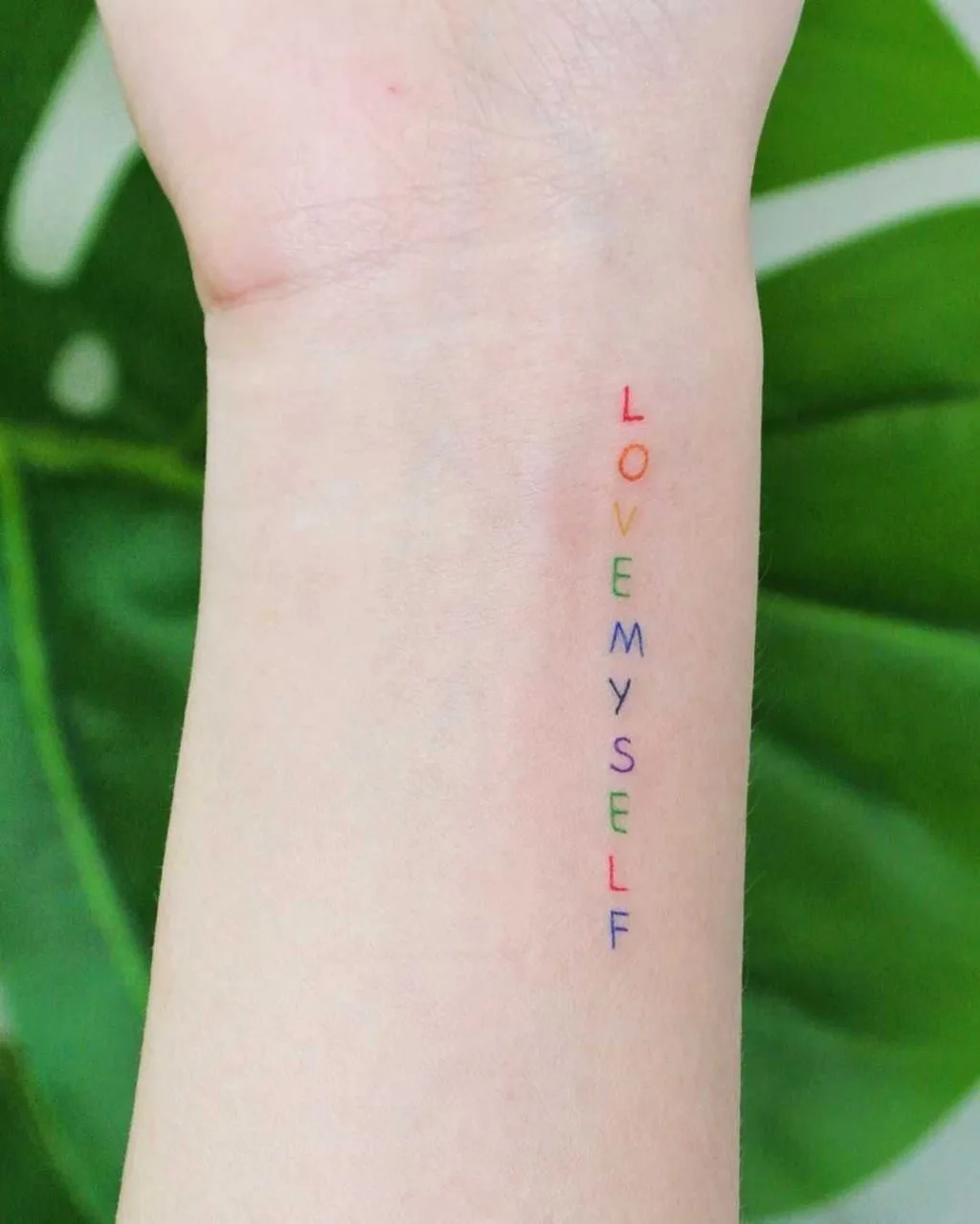 hình xăm hãy là chính mình love myself hình xăm hãy là chính mình love myself