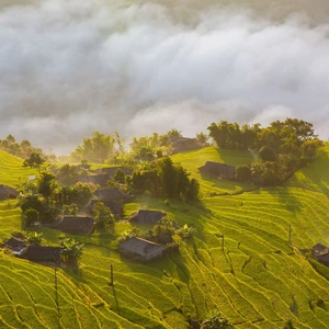 Du lịch Tây Bắc: Đắm say vẻ đẹp thiên nhiên mùa lúa chín